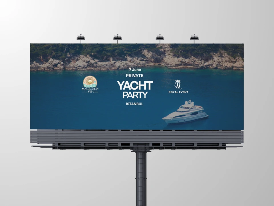 Yacht Party Event Ads